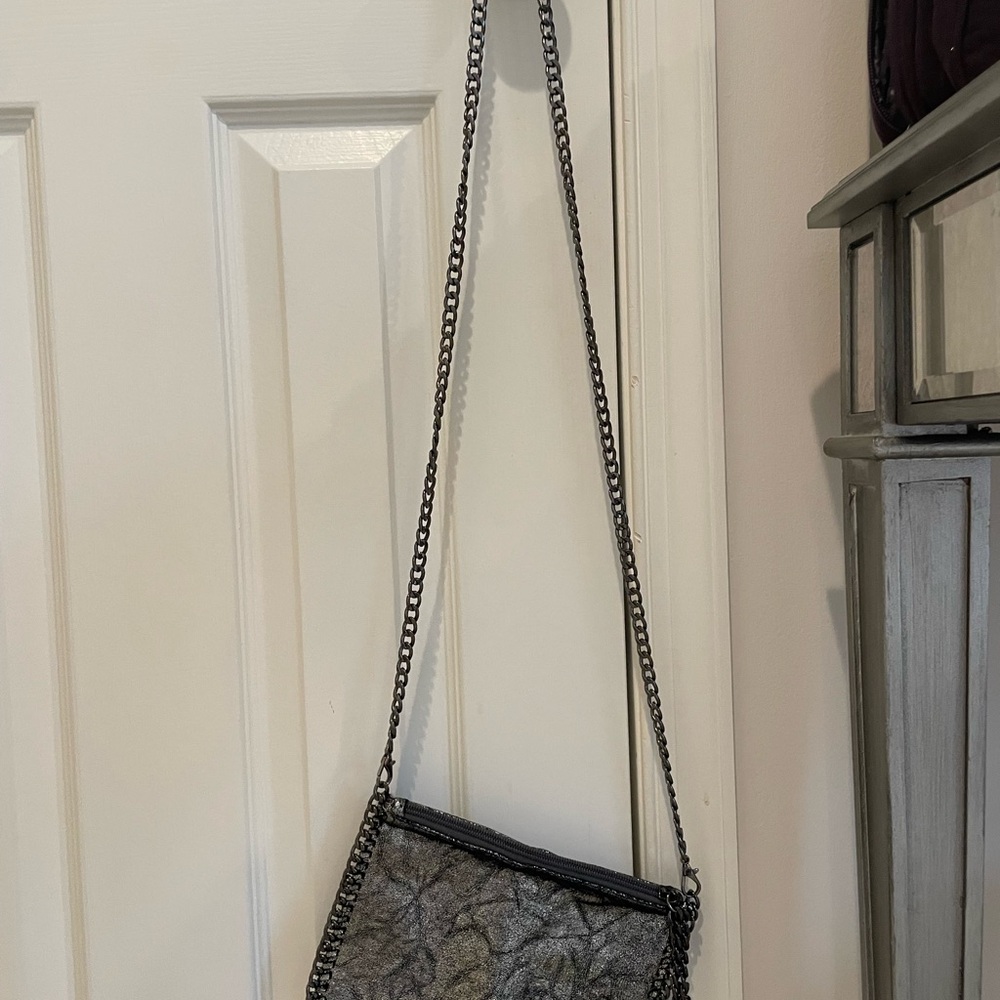 Gray Chain Strap Women's Bag